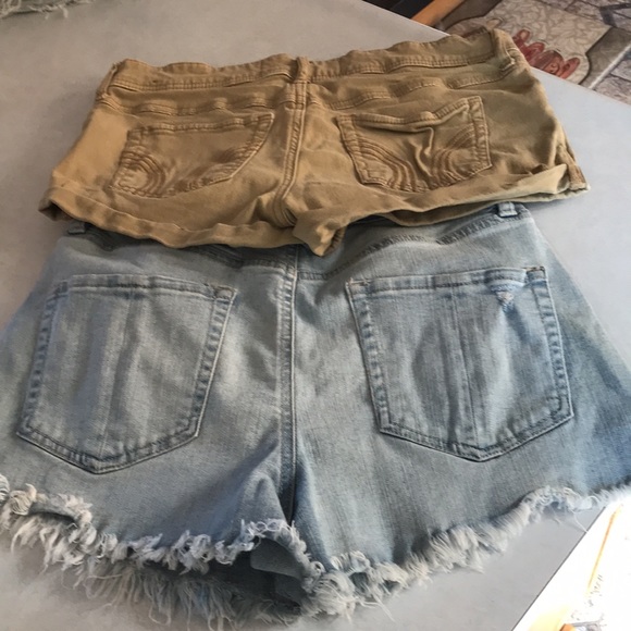 Hollister Jean shorts size 5, Refuge Jean shorts size 6 - Picture 4 of 4